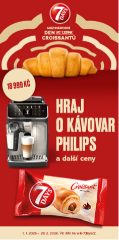 7Days slaví Mezinárodní den croissantů soutěží pro spotřebitele