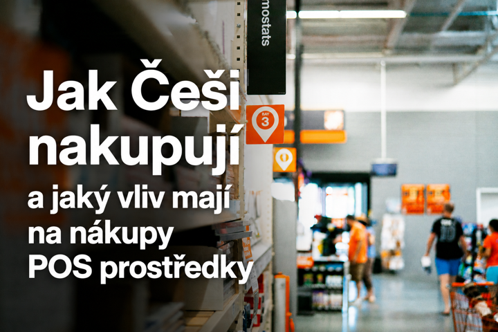 Jak Češi nakupují a jaký vliv mají na nákupy POS prostředky