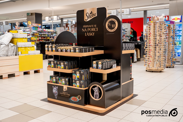 Shop-in-shop Sheba: Porce lásky pro kočky