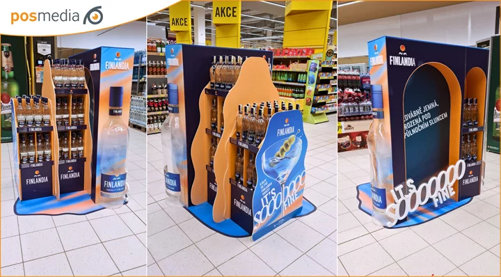 Vystavení POS Media se stalo součástí ikonické kampaně Finlandia