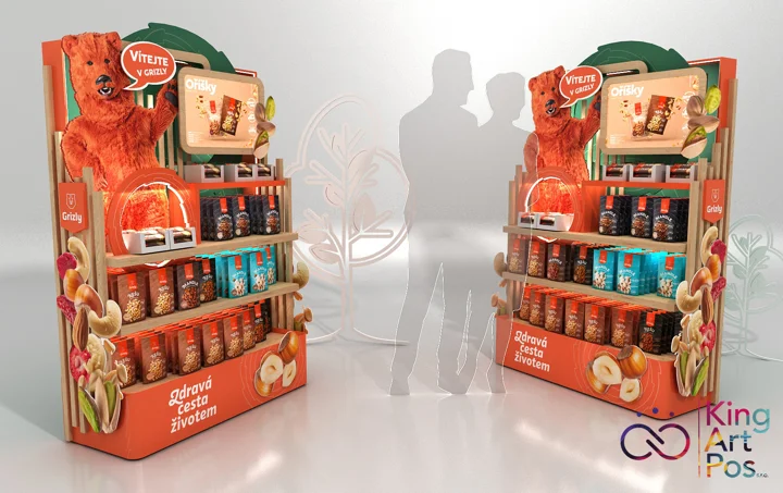 Změna, která je vidět:  King Art POS představují novou generaci instore komunikace v Globusu pro Grizly