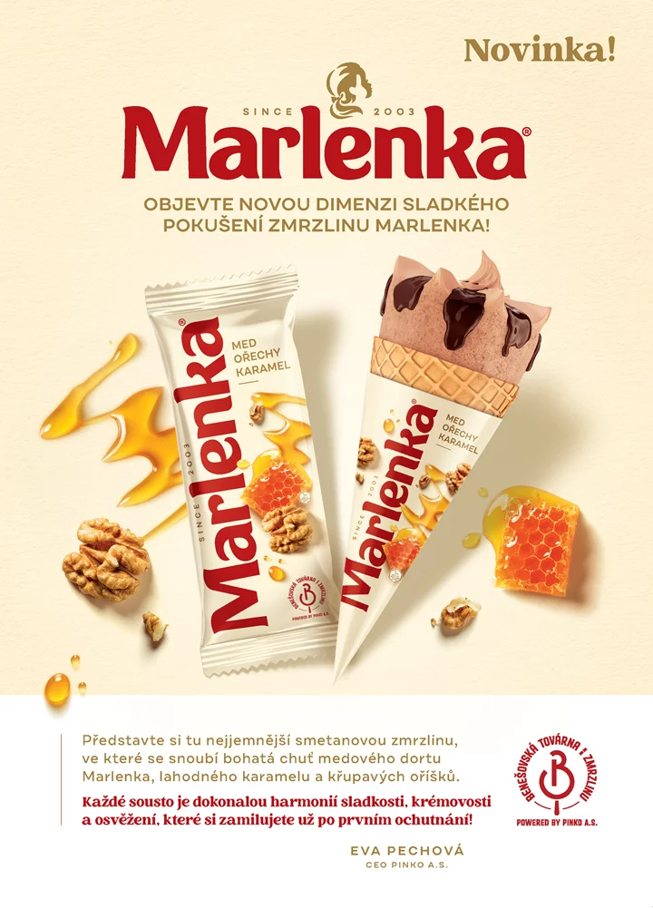 Skvělá novinka na léto od značky Benešovská továrna na zmrzlinu – To nejlepší z českých chutí!