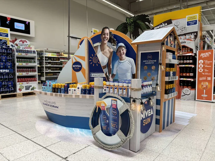 Dago a NIVEA Sun přinášejí do prodejen atmosféru slunečných dnů